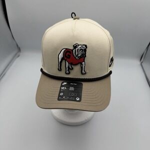 NEW Nike Georgia Legacy Vintage Rope Rise Men's College Adjustable Hat Sz M/L